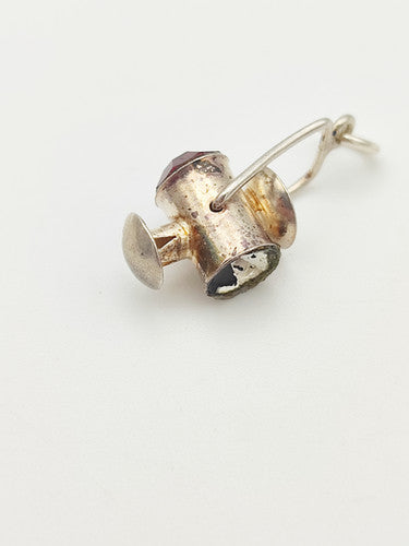 Vintage 925 Sterling Silver Railway Lantern Charm CA14-42