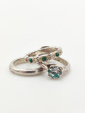 Vintage 925 Sterling Silver Rings Charm CA1-21