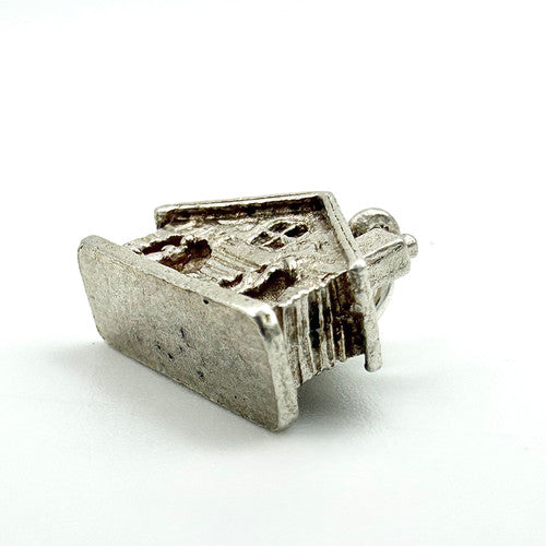 Vintage 925 Sterling Silver Dutch Weather House Charm CA26-14