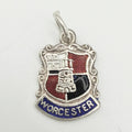 Vintage 925 Sterling Silver Worcester Travel Charm CA24-18