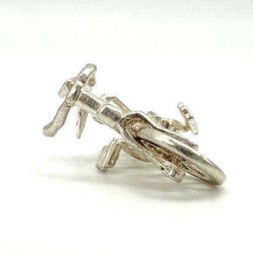Vintage 925 Sterling Silver Bicycle Charm CA27-44