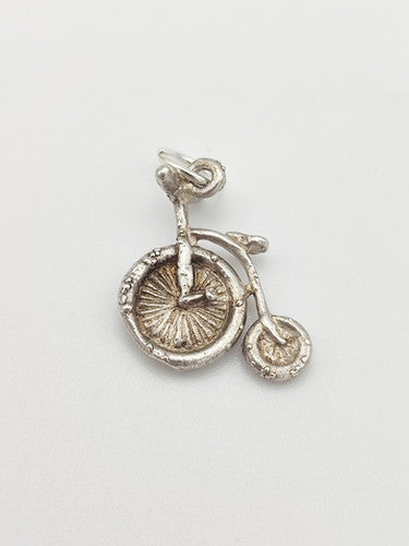 Vintage 925 Sterling Silver Penny-Farthing Charm CA16-58