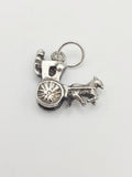 Vintage 925 Sterling Silver Carriage Charm CA18-67