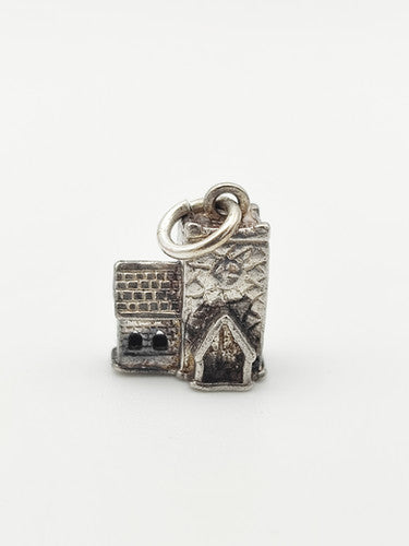 Vintage 925 Sterling Silver Church Charm CA13-106