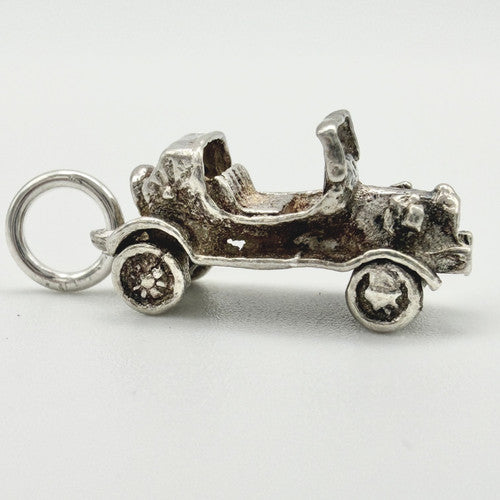 Vintage 925 Sterling Silver Car Charm CA24-1