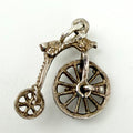 Vintage 925 Sterling Silver Penny Farthing Charm CA28-18