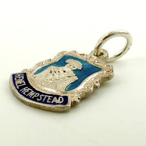 Vintage 925 Sterling Silver Hemel Hempstead Charm CA26-27
