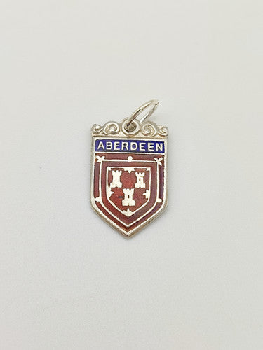 Vintage 925 Sterling Silver Aberdeen Travel Charm CA17-101