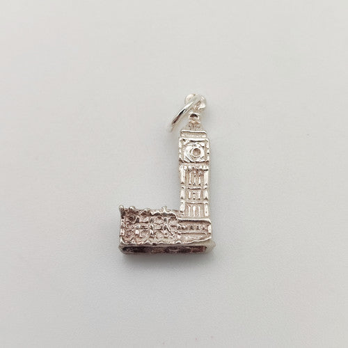 Vintage 925 Sterling Silver Big Ben Charm CA19-9
