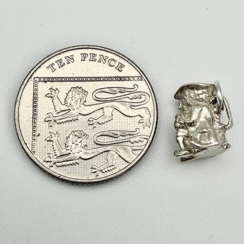 Vintage 925 Sterling Silver Toby Jug Charm CA22-21