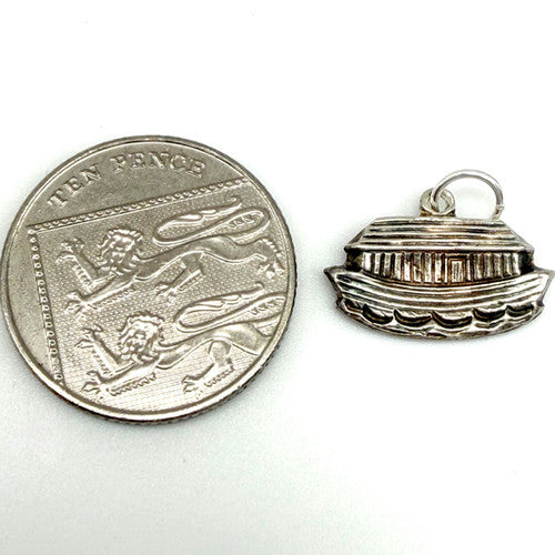 Vintage 925 Sterling Silver Noahs Ark Charm CA27-49