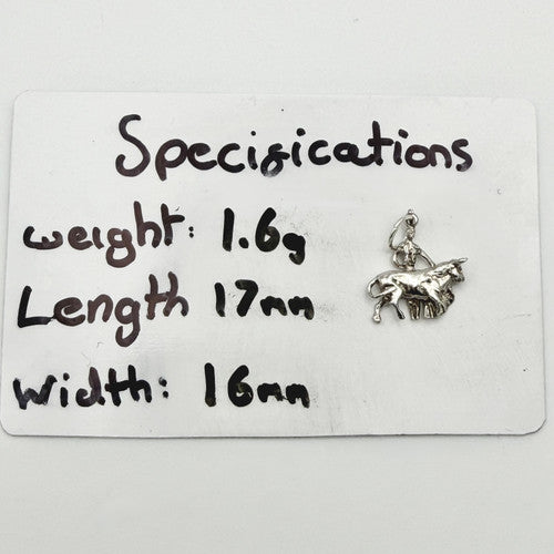 Vintage 925 Sterling Silver Matador Charm CA21-17
