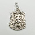 Vintage 925 Sterling Silver Jersey Charm CA21-22