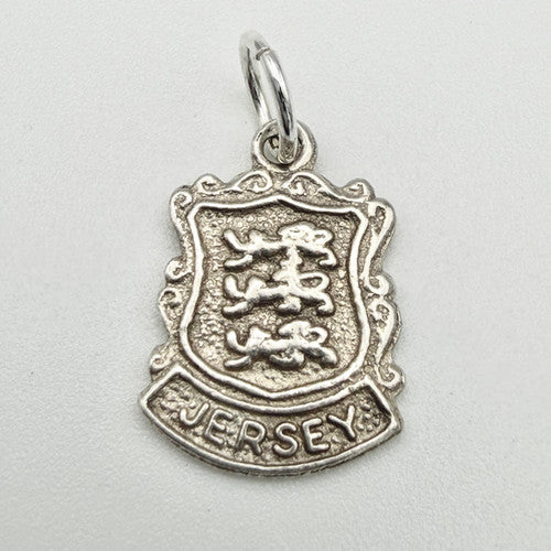 Vintage 925 Sterling Silver Jersey Charm CA21-22