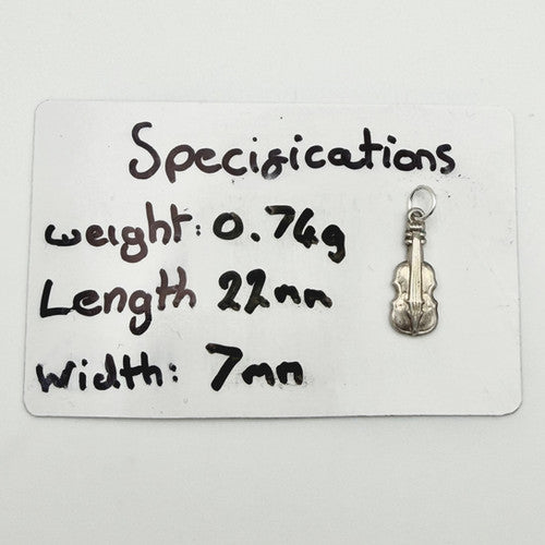 Vintage 925 Sterling Silver Cello Charm CA21-20