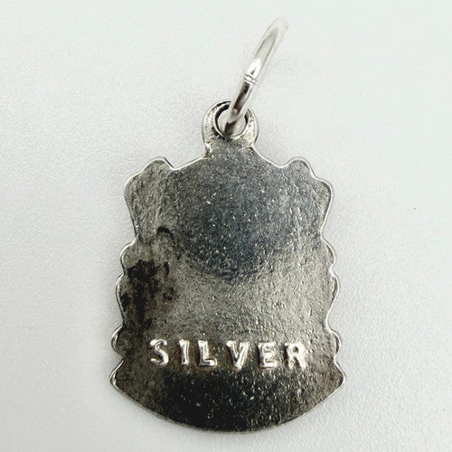 Vintage 925 Sterling Silver Port Isaac Shield Charm CA25-43