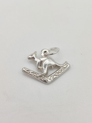 Vintage 925 Sterling Silver Kangaroo Charm CA17-6