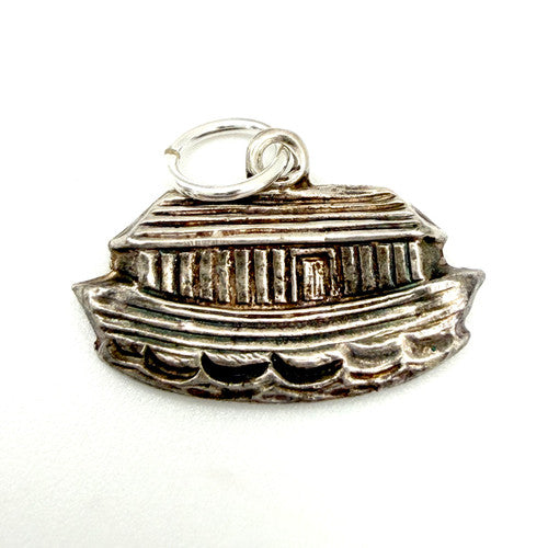 Vintage 925 Sterling Silver Noahs Ark Charm CA27-49