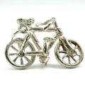 Vintage 925 Sterling Silver Bicycle Charm CA27-44