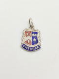 Vintage 925 Sterling Silver Cheddar Travel Charm CA13-47