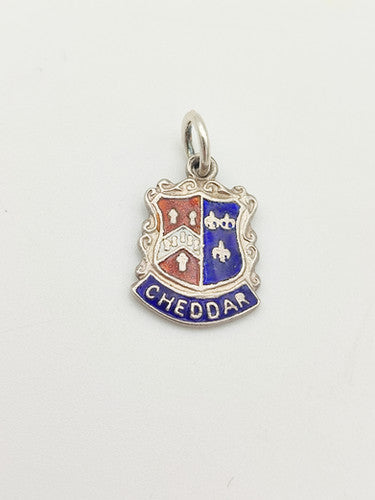 Vintage 925 Sterling Silver Cheddar Travel Charm CA13-47