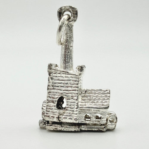 Vintage 925 Sterling Silver Church Charm CA24-80