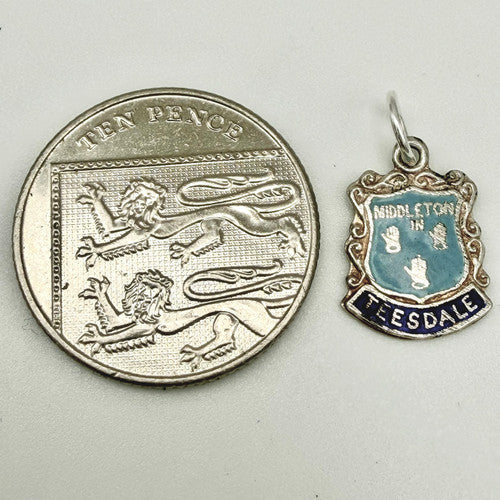 Vintage 925 Sterling Silver Teesdale Travel Charm CA25-59