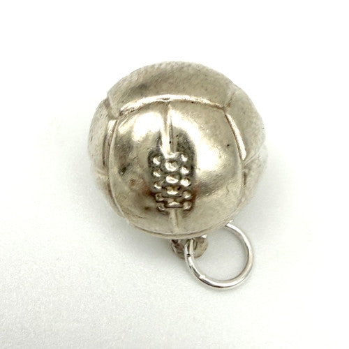 Vintage 925 Sterling Silver Football Charm CA27-54