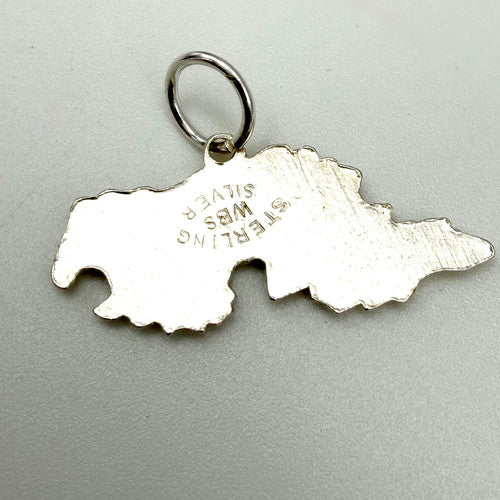 Vintage 925 Sterling Silver Tortola Charm CA27-42