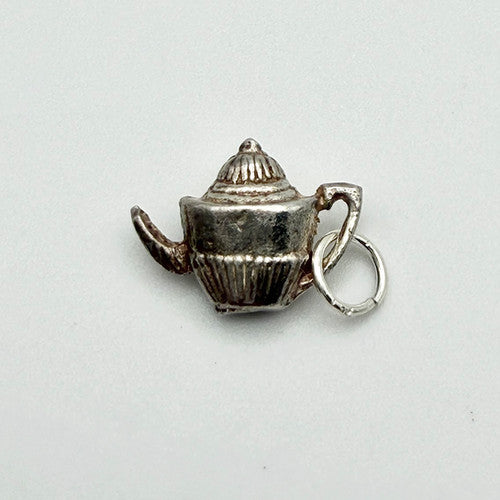 Vintage 925 Sterling Silver Teapot Charm CA19-56
