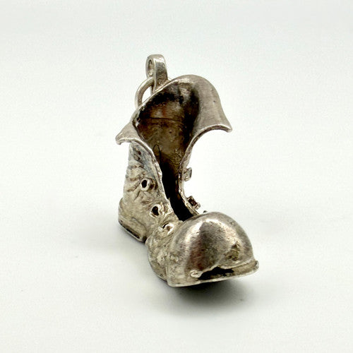 Vintage 925 Sterling Silver Old Boot Charm CA28-44
