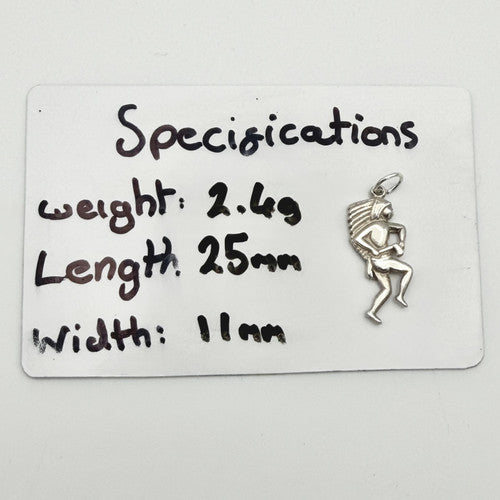 Vintage 925 Sterling Silver Native American Charm CA21-31