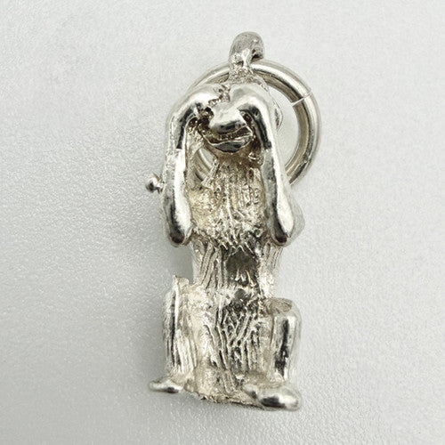 Vintage 925 Sterling Silver Monkey See Charm CA22-95
