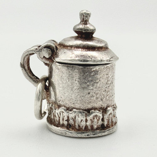 Vintage 925 Sterling Silver Tankard Charm CA23-6