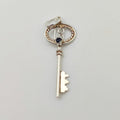 Vintage 925 Sterling Silver 18 Key Charm CA18-97