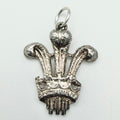Vintage 925 Sterling Silver Prince Of Wales Charm CA21-32
