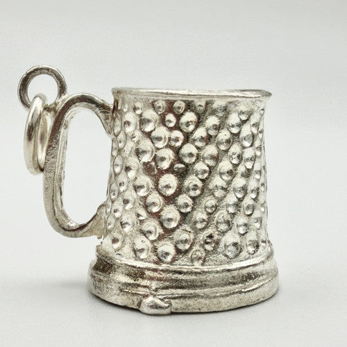 Vintage 925 Sterling Silver Tankard Charm CA22-29