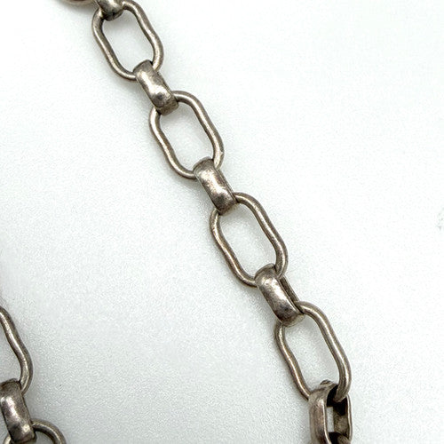 Vintage 925 Sterling Silver Box Link Bracelet Bracelets-60