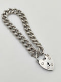 Vintage 925 Sterling Silver Curb Bracelet Bracelets-40