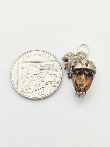 Vintage 925 Sterling Silver Acorn Charm CA16-36