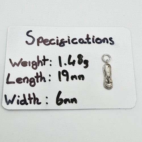 Vintage 925 Sterling Silver Shoe Charm CA22-82