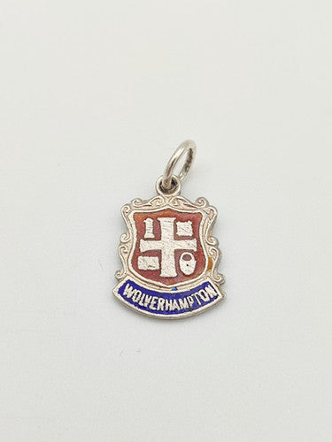 Vintage 925 Sterling Silver Wolverhampton Travel Charm CA14-28