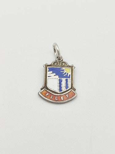 Vintage 925 Sterling Silver Filey Travel Charm CA13-19