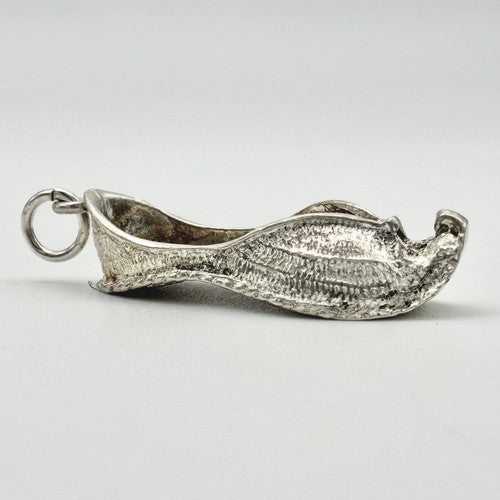 Vintage 925 Sterling Silver Oriental Shoe Charm CA22-20