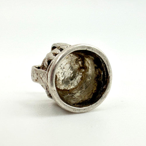 Vintage 925 Sterling Silver Royal Crown Charm CA28-3