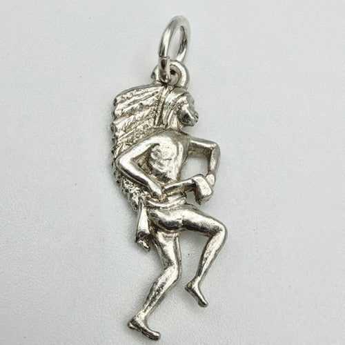 Vintage 925 Sterling Silver Native American Charm CA24-25