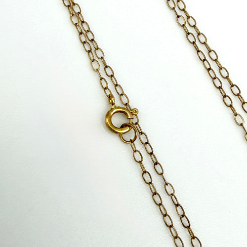 Vintage 9ct Yellow Gold Cat Necklace PG89