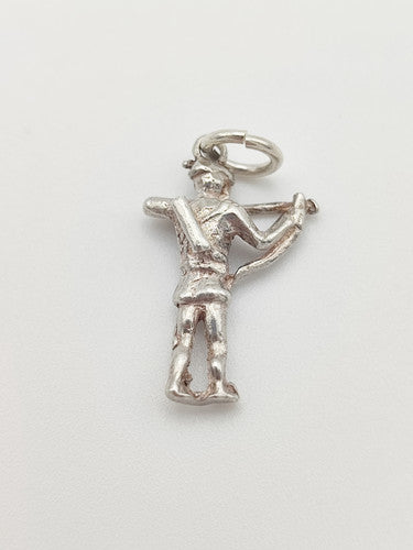 Vintage 925 Sterling Silver Archer Charm CA2-31