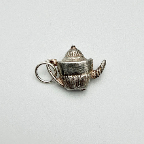 Vintage 925 Sterling Silver Teapot Charm CA19-56