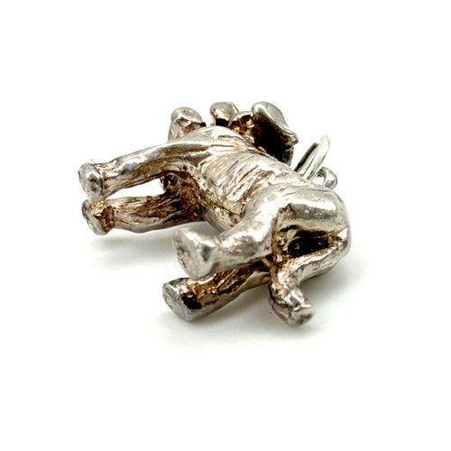 Vintage 925 Sterling Silver Saint Bernard Dog Charm CA27-61